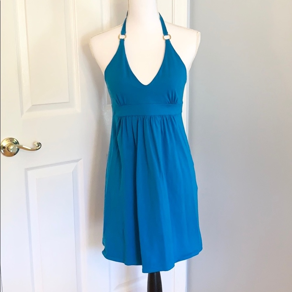 🏝NWOT Victoria’s Secret Stretchy Blue Halter 🏝